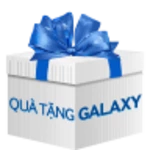 quà tặng galaxy android application logo